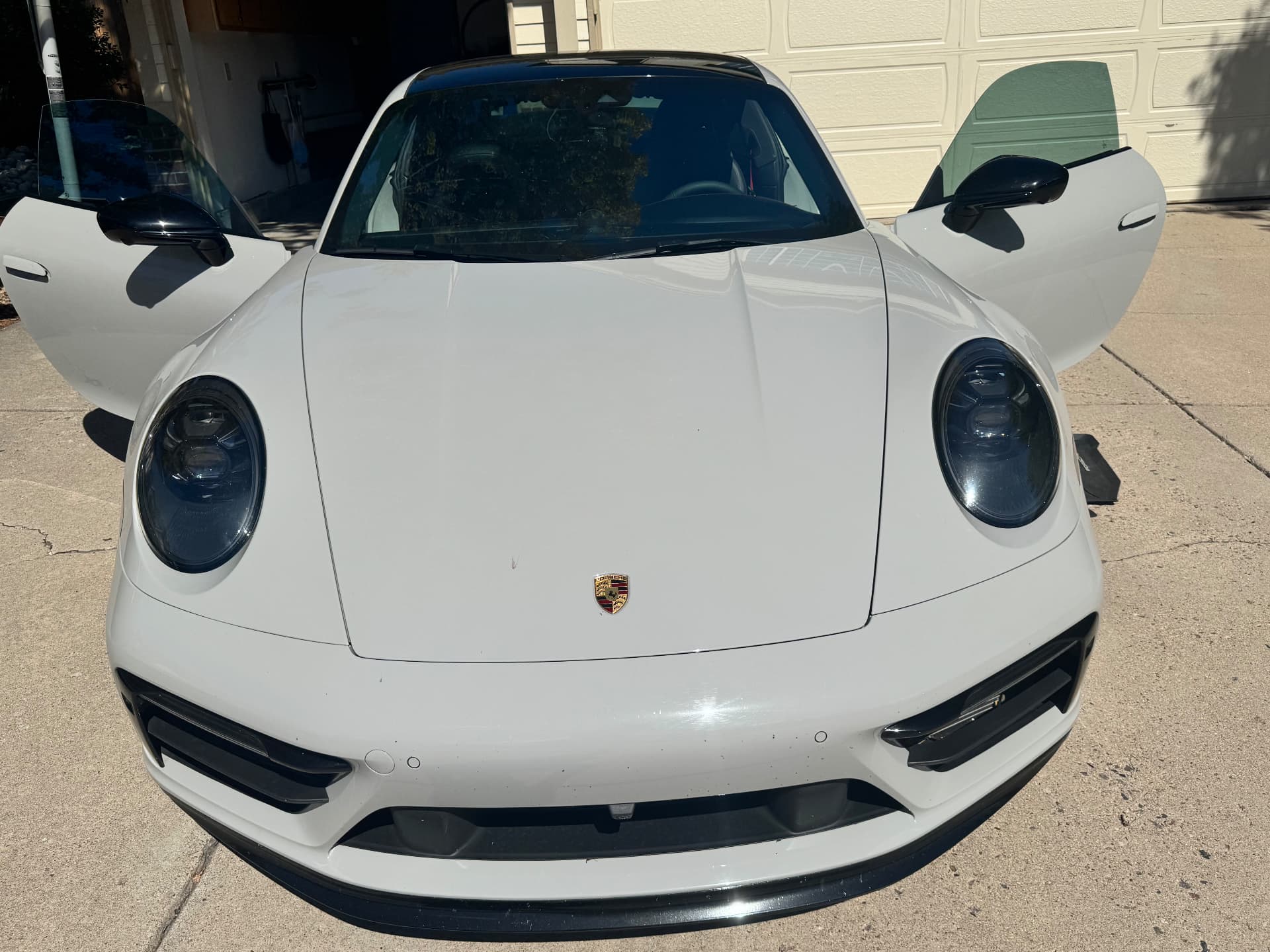 Porsche front end before exterior detail